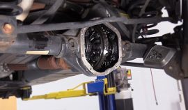 Trac Lok rear axle differential installed on the car