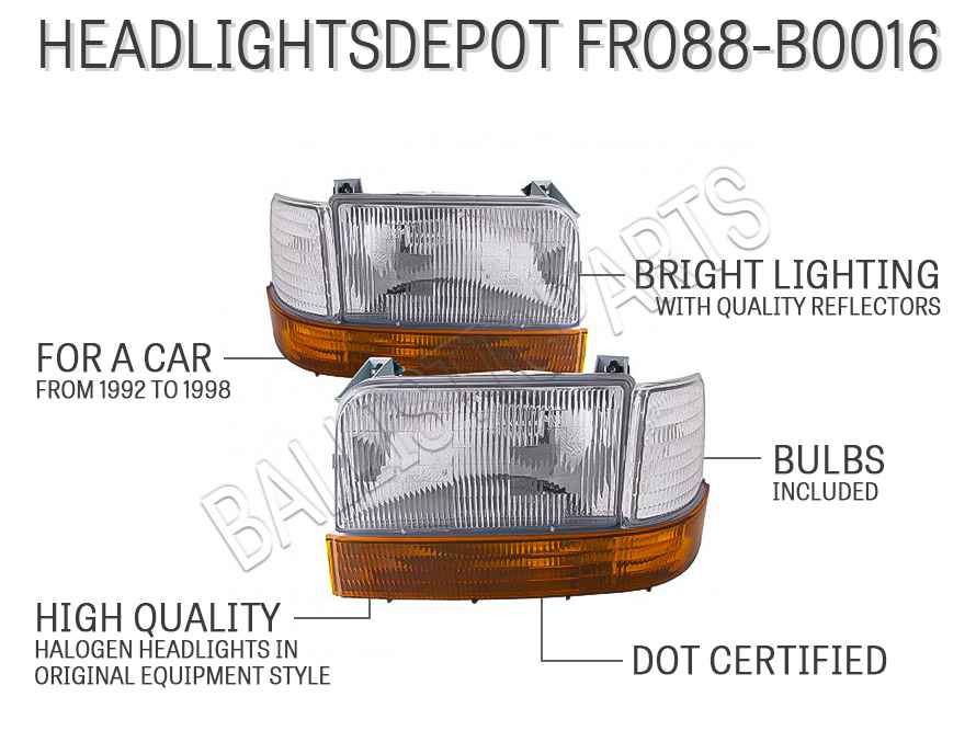 HEADLIGHTSDEPOT FR088-B0016