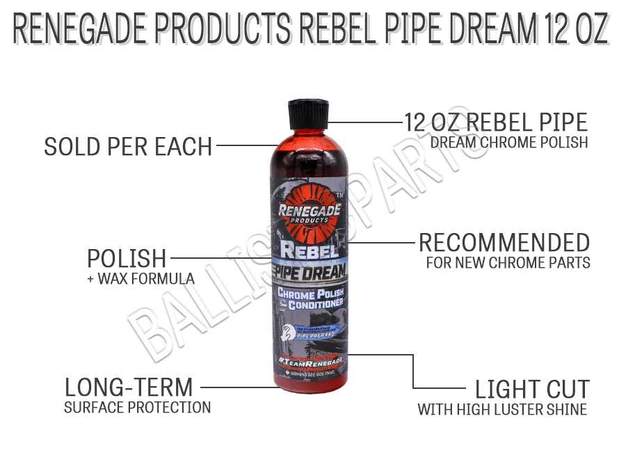 Renegade Products Rebel Pipe Dream 12 oz