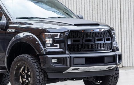 Black Ford F150 raptor